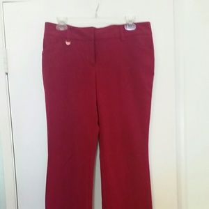 Berry colored professional woman's pants
