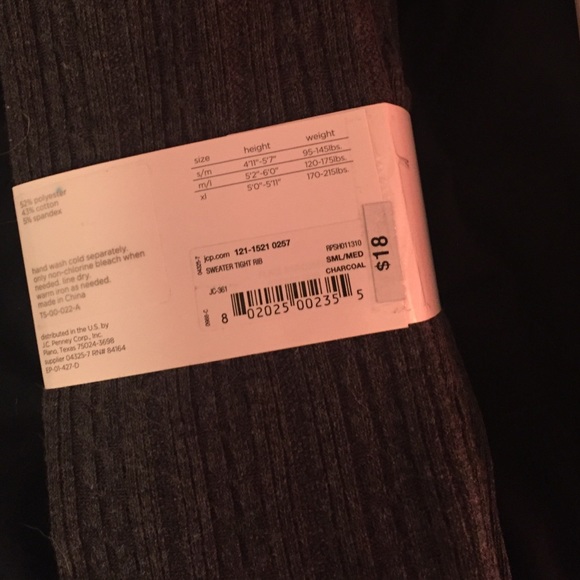 2 pair sweater ribbed tights - Picture 4 of 4