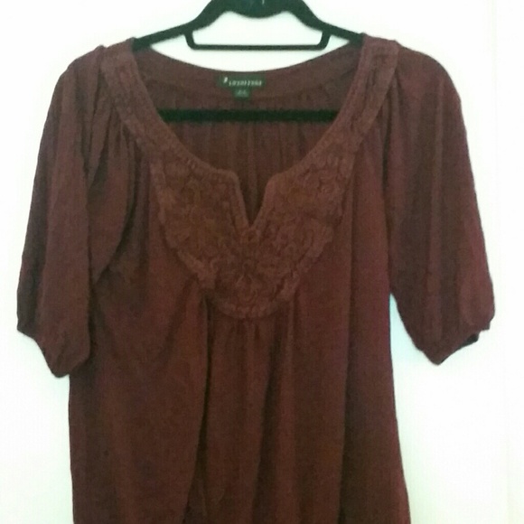 Wine colored tunic