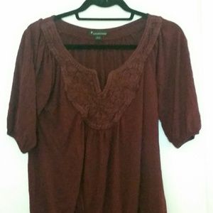 Wine colored tunic