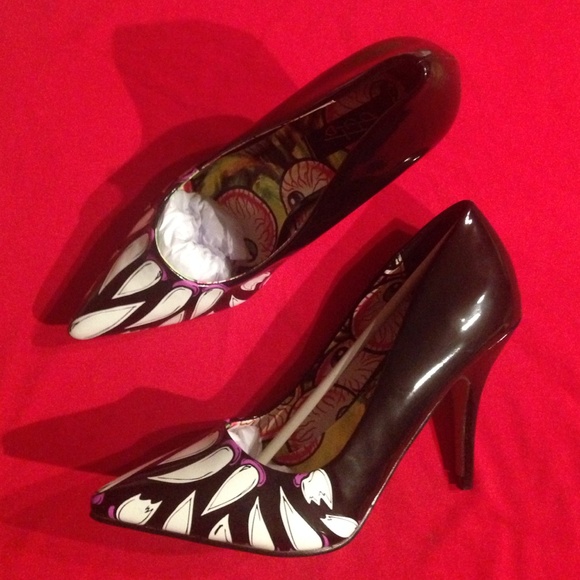 Iron Fist Timmy Chew Heels Fang 8 Black Green Punk