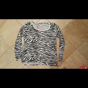 Zebra print long sleeve