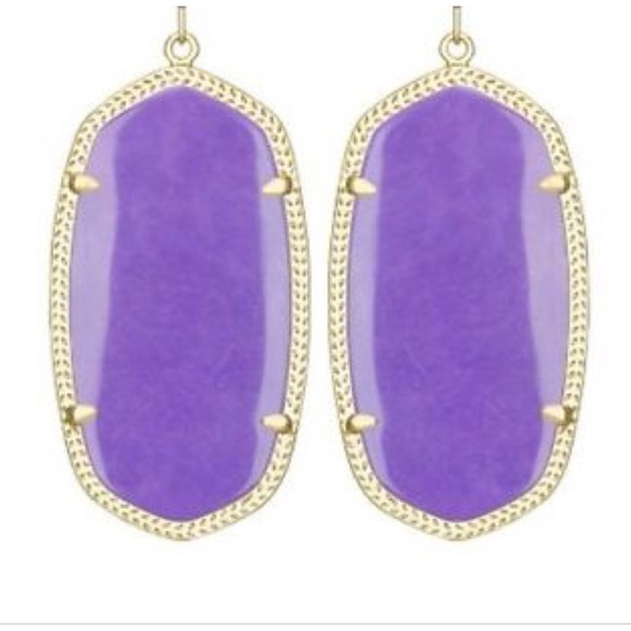 Purple violet danielle's with gold trim💜