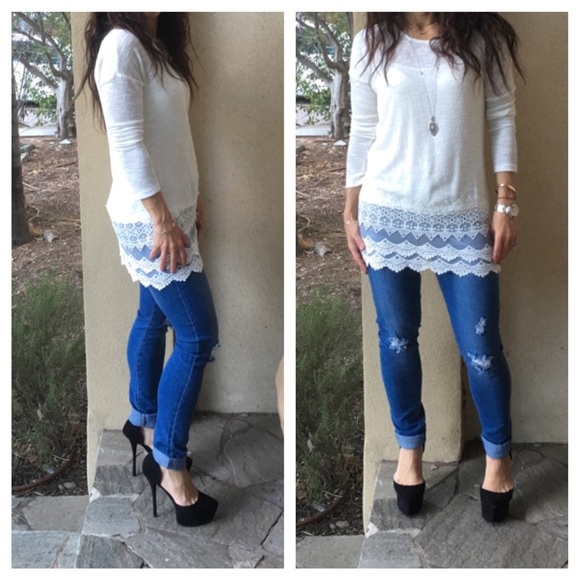 Crochet trim top - Picture 2 of 4