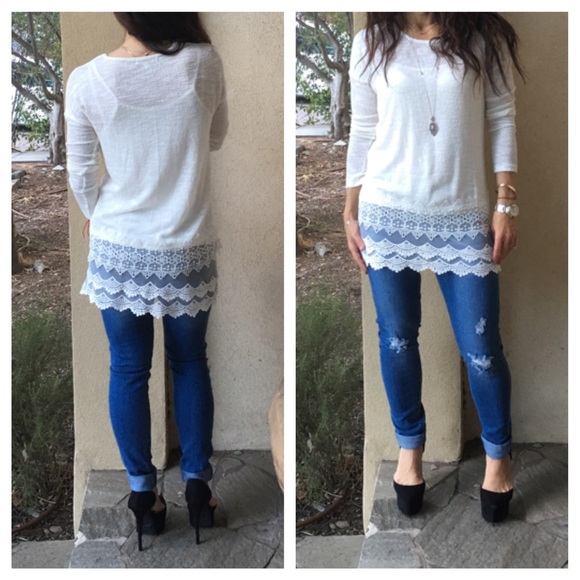 Crochet trim top - Picture 3 of 4