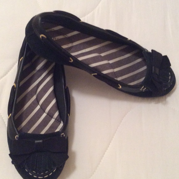 Sperry Top-Sider Brynn Black shoes size 7M