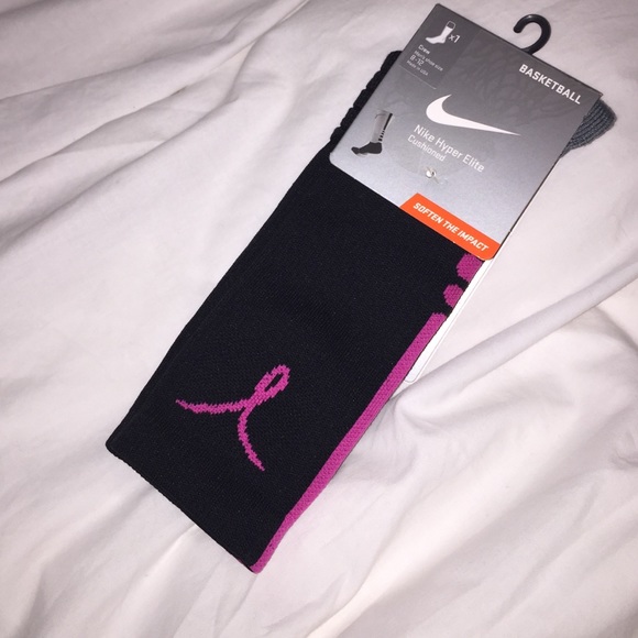 Nike Elite Socks breast cancer awareness