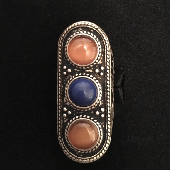 Tiger cabochon ring