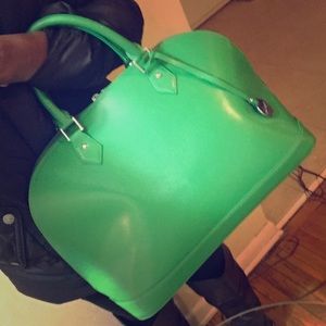 Italian leather handbag