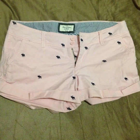 Pink Abercrombie and Fitch shorts!