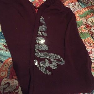 Victoria's Secret Sequin Sweat Pants