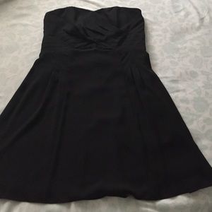 SOLD Black Express Strapless Dress
