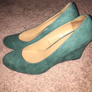 Teal Wedges