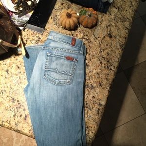 Womens 7 for all mankind denim jeans size 26