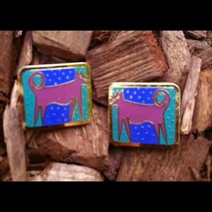 Hold for laskinr Laurel Birch Earrings Night Dog
