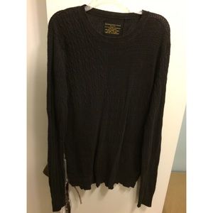 Black Fine Knit Sweater