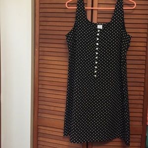 Black and white flower print dress