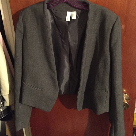 Gray blazer