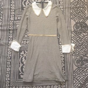 Collared stripe dress