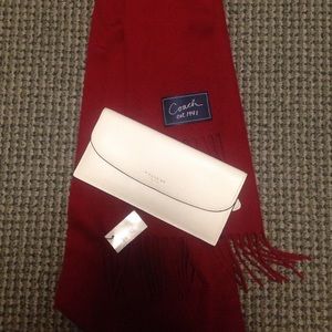 Coach scarf and wallet