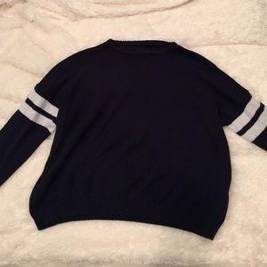 navy sweater from brandy melville