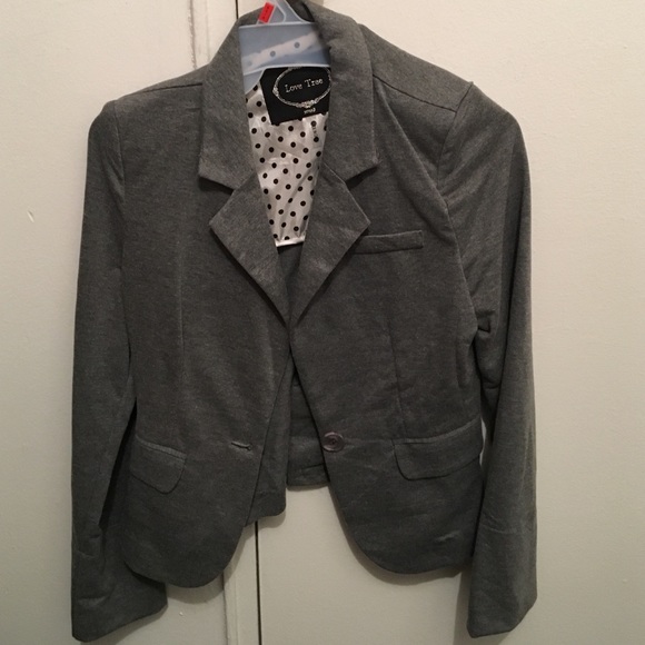 Gray blazer