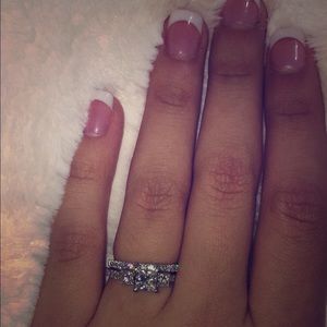 Diamond engagement set