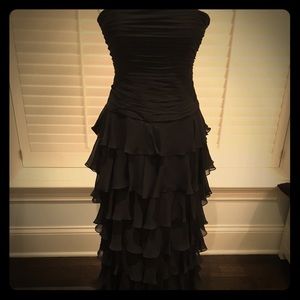 Kay Unger NY, Black Silk Gown/Dress