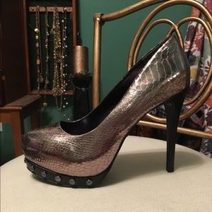 Both pairs included...Stilettos & Black Ankle Boot