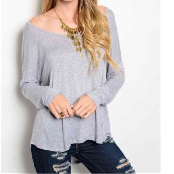 SOLD LOCAL Light grey tunic - Size medium - Picture 2 of 3