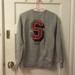 Grey Stussy Crewneck