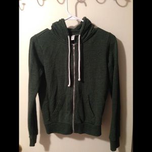 H&M FOREST GREEN HOODIE