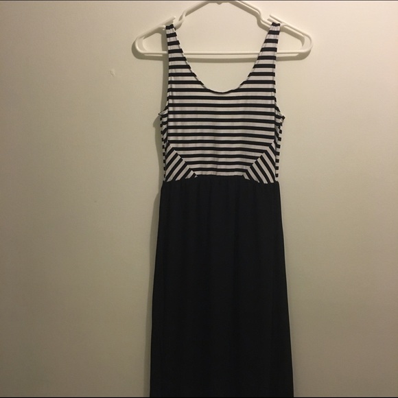 Striped maxi dress
