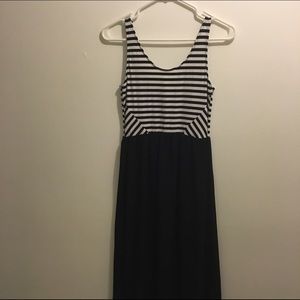Striped maxi dress