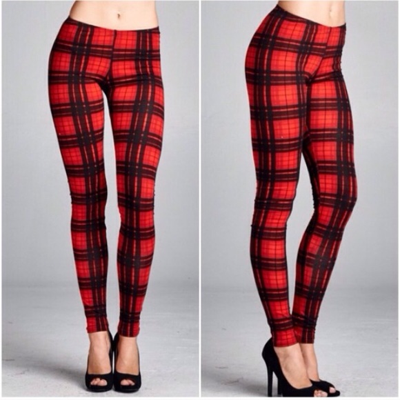 Pants - Fall trend - plaid leggings