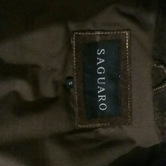Brown suede jacket - Picture 3 of 4