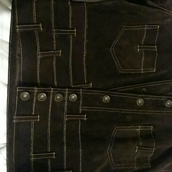 Brown suede jacket - Picture 4 of 4
