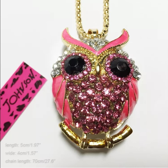 🌷 Betsy Johnson Big Eyed Owl Necklace 🌷