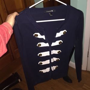 Forever 21 military cardigan