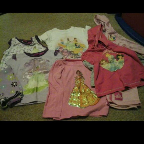 GUC 8 Pc 18-24 Month 2t Disney Princess Bundle