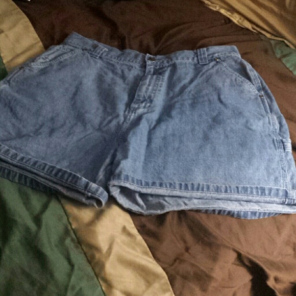 Mountain  Lake Pants - Vintage high  waist jean shorts