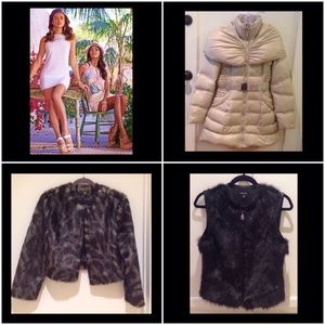 bebe bundle!! Dress, chubby, vest, puffer jacket