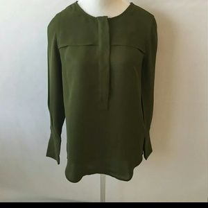 Olive green blouse
