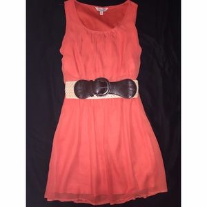 Orange Macy's Dress Size Large