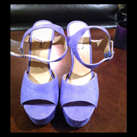 Candies Soft lavender heels