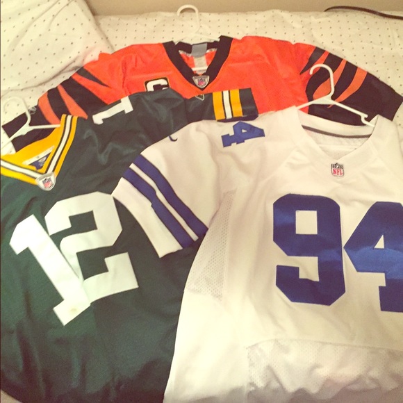 A basket full of Jerseys! Prices differ!!