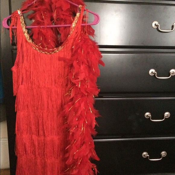 Flapper costume for Halloween