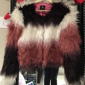 Faux Fur Ombrè Coat