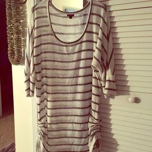 Fitted Tunic Sweater