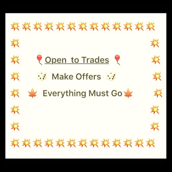 Make Offers and Open to Trade.